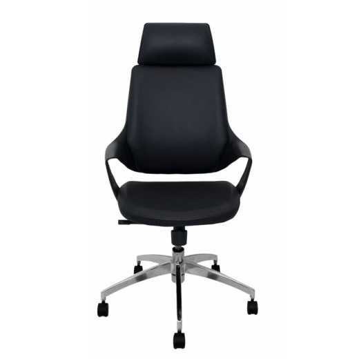 sillas para oficina - silla ejecutiva SHELL A NEGRO