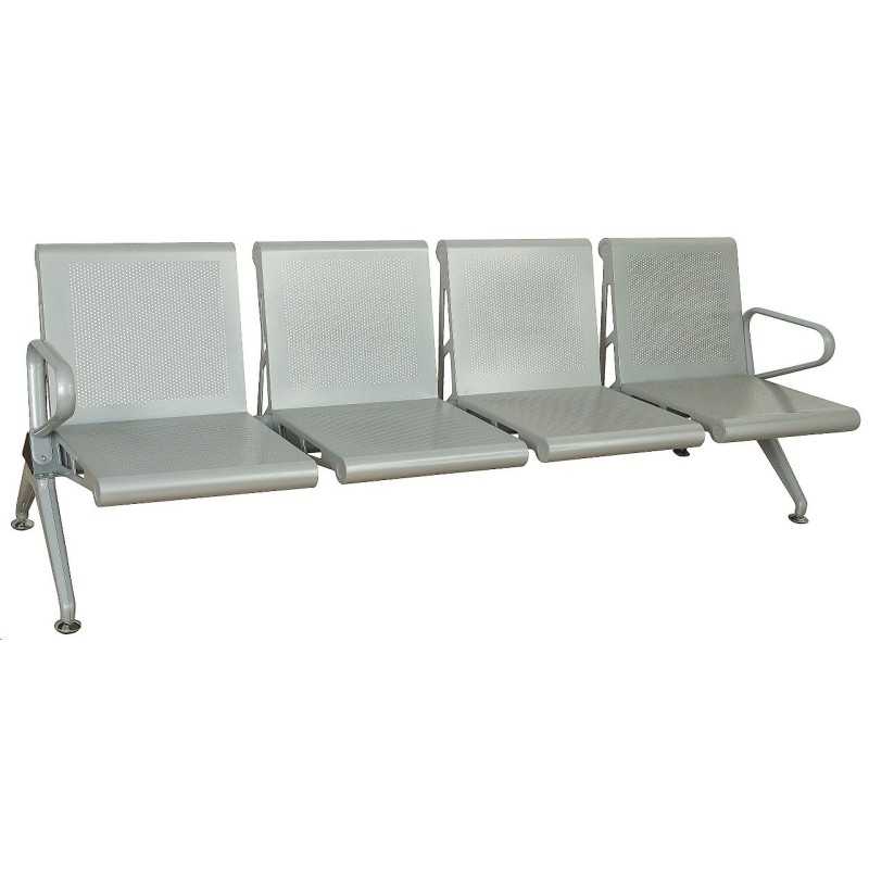 AE-19 4P BANCA METALICA REFORZADA