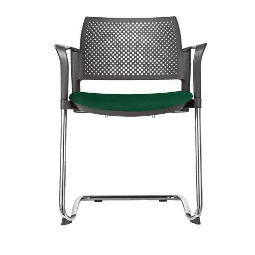 Silla Visitante Kyos OHT-358 Cromada