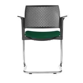 Silla Visitante Kyos OHT-358 Cromada