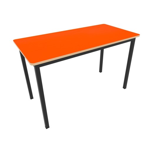 Mesa para maestro 120 x 60 x 75cm cub. triplay c/lam plastico MM-005