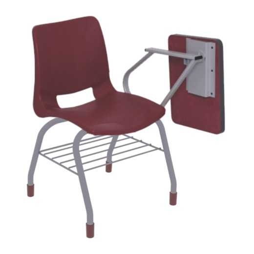 Pupitre bold abatible pintado c/cub mdf-lam PBA-307