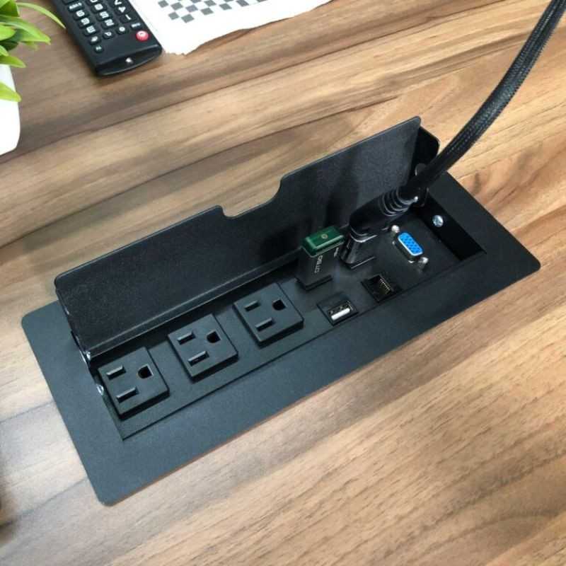 Multicontacto Empotrable para Sala de Juntas Barcelona PSC-088 | MG Muebles