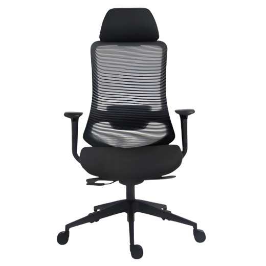 Silla ejecutiva modelo AC-30NN vista frontal MG Muebles de Guadalajara