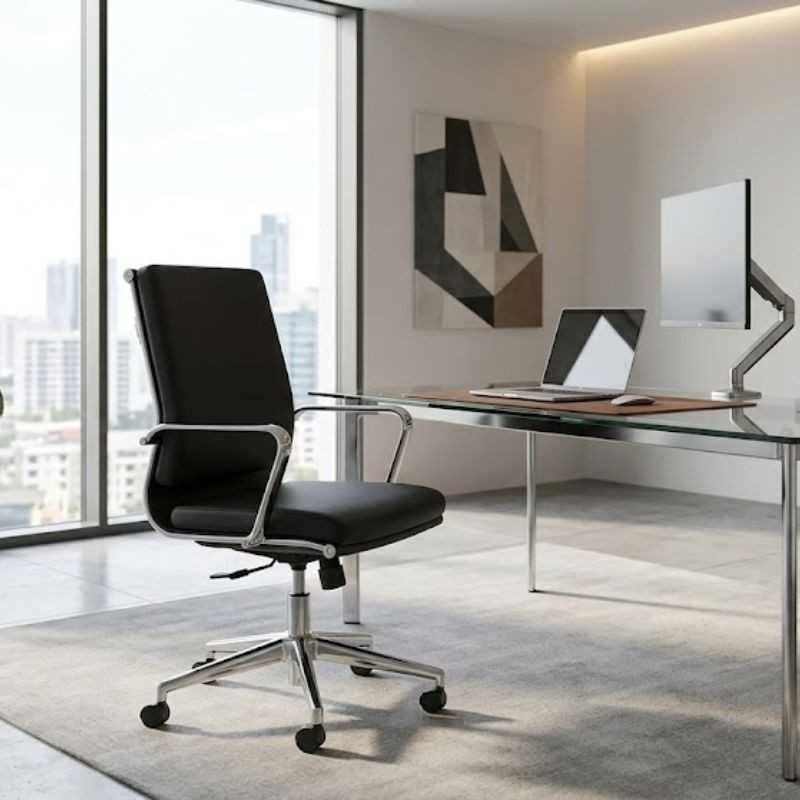 Sillón Dirección FENIX OHE-163 negro