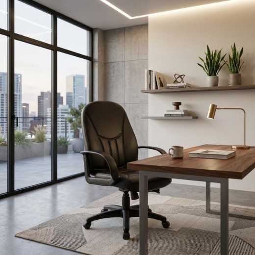Sillon ejecutivo PORTO respaldo alto AL-490