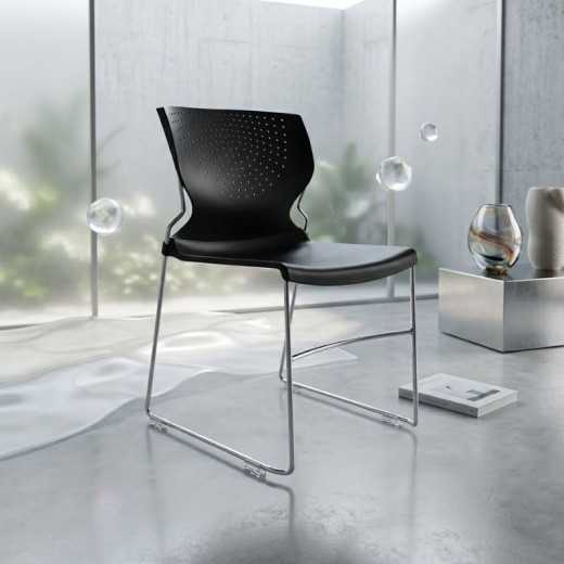 Silla Visitante Estibable FLEX AL-610