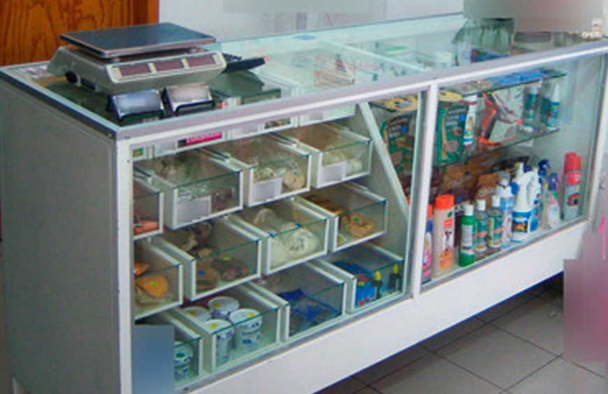 ¿Qué es una vitrina mostrador? 